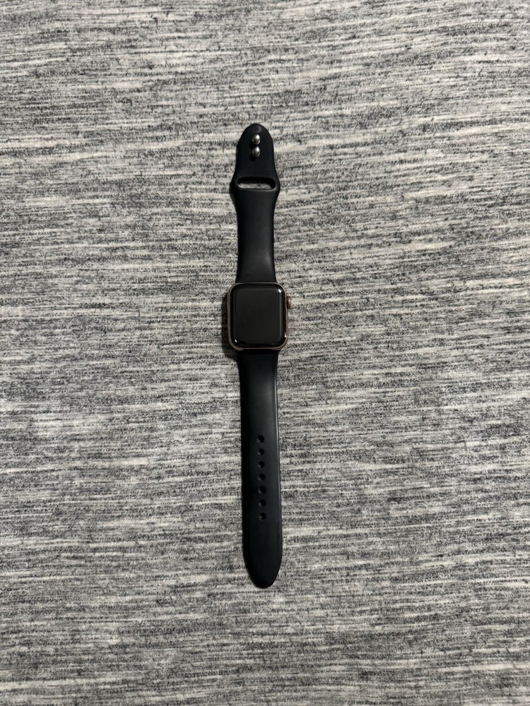 Apple Watch Series 4 40mm Stainless Steel + Black band GPS + LTE WATCH/BAND ONLY