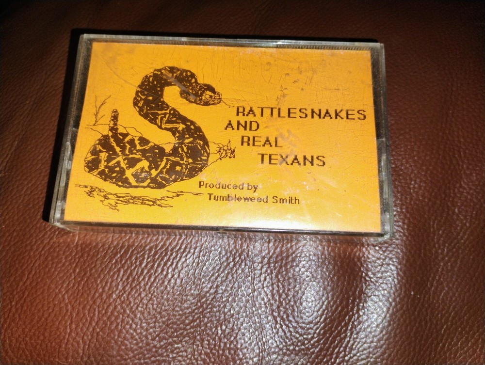 Rattlesnakes And Real Texans 1989 Tumbleweed Smith Spoken Word CASSETTE Tape
