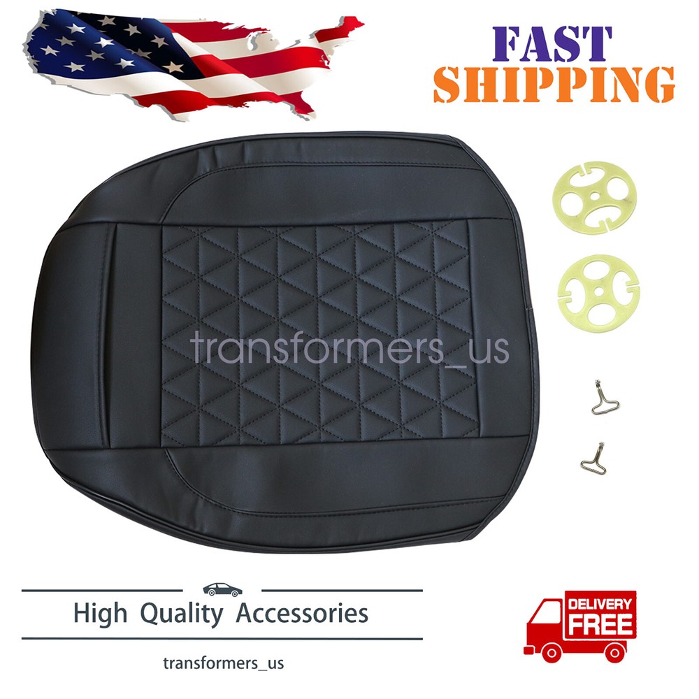 Front Seat Cover Half/Full Surround Chair Cushion Mat Pad Auto Car PU Leather US
