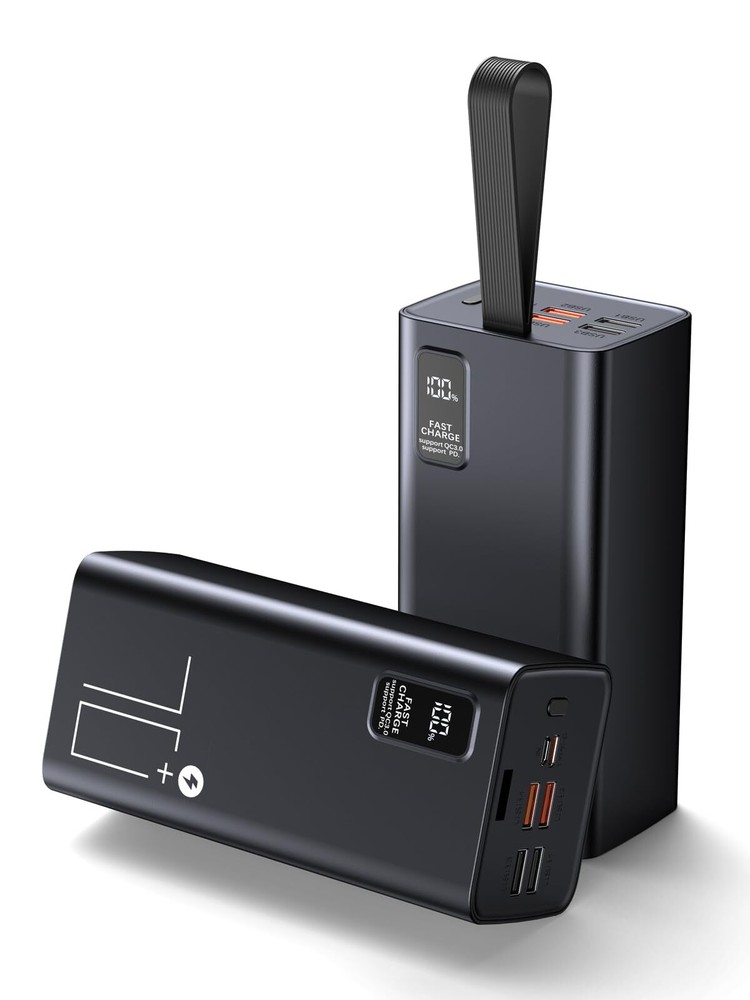 High Capacity Power Bank 70000mAh, 30W PD & QC 3.0 Fast Charging Portable Cha...