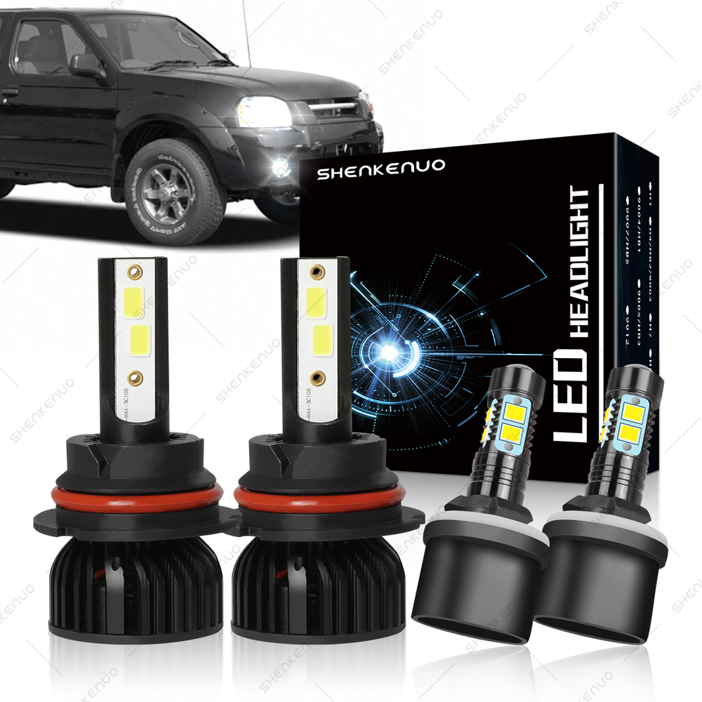 For 97-03 Pontiac Grand Prix 6000K 9007 LED Headlight + 880 Fog Light Bulbs Kit