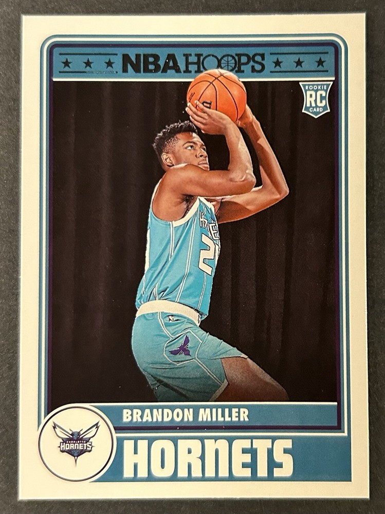 2023-24 Panini NBA Hoops BRANDON MILLER #284 SF Charlotte Hornets RC