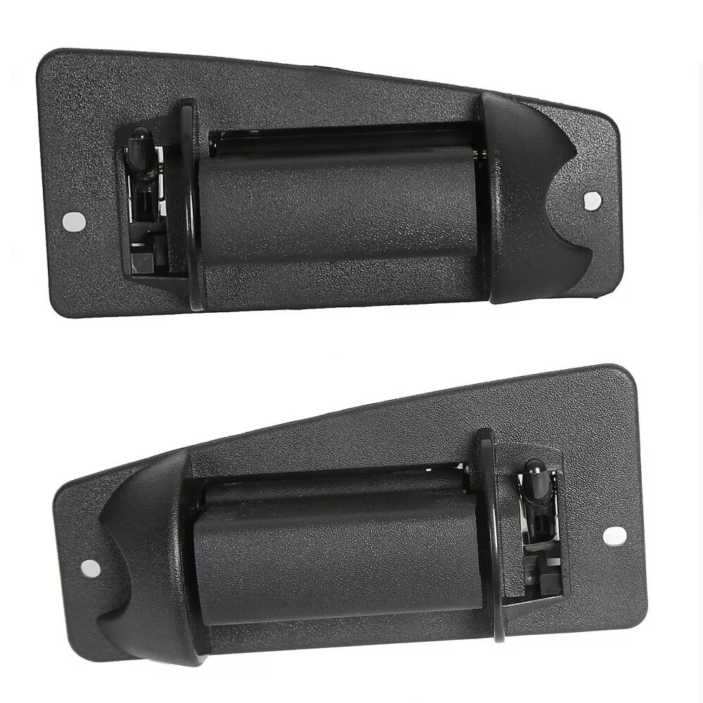 Pair of Rear Outside Door Handles for 99-07 Chevy Silverado GMC Sierra Extended Cab