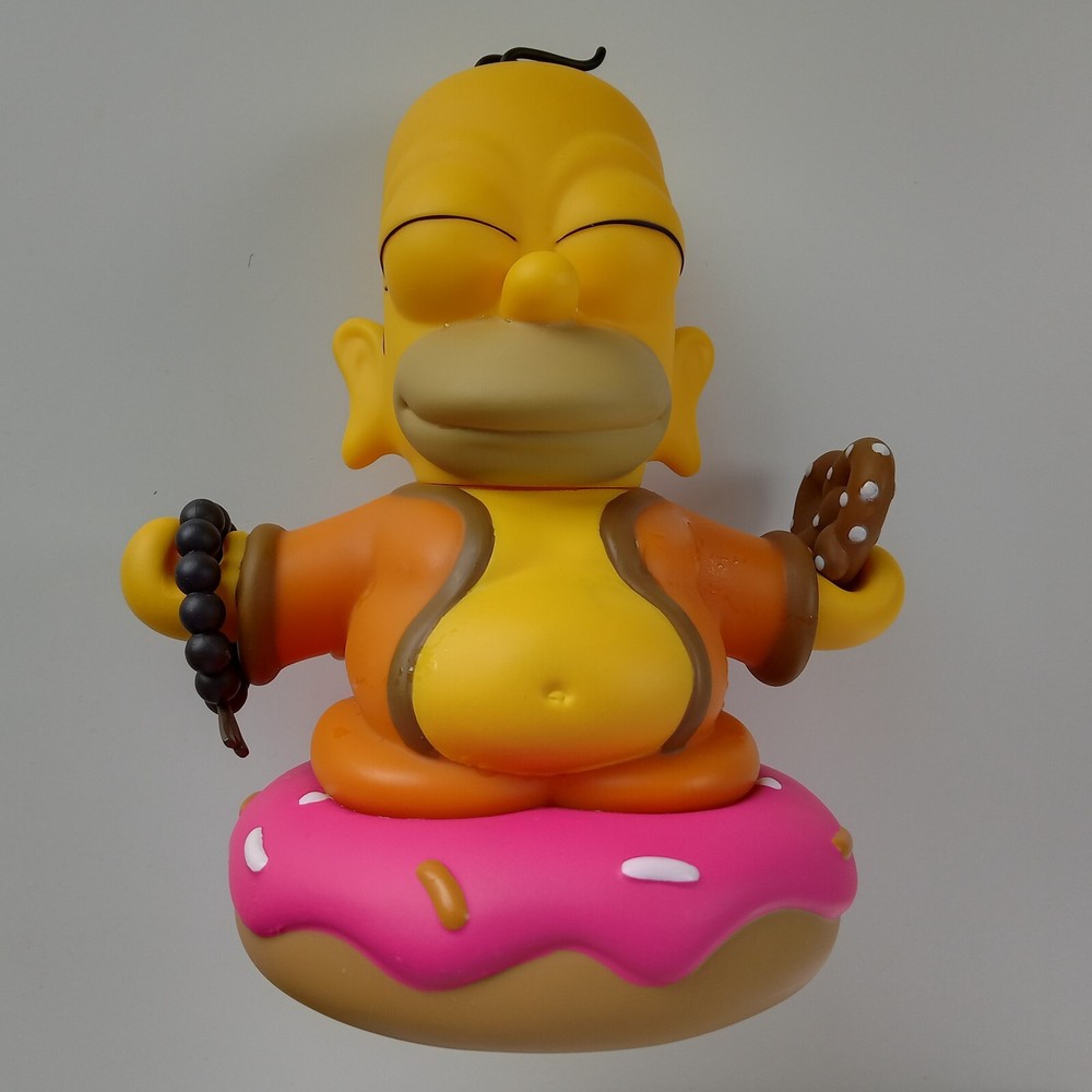 Kidrobot Homer Simpson Buddha 7-Inch Vinyl Art Figure The Simpsons Collectible  
