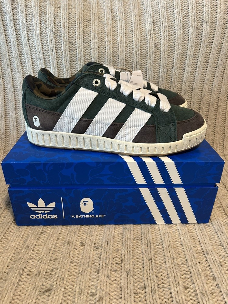 NIB BRAND NEW adidas APE N BAPE 1st Camo Shadow Green IE6117 US 9.5 Men