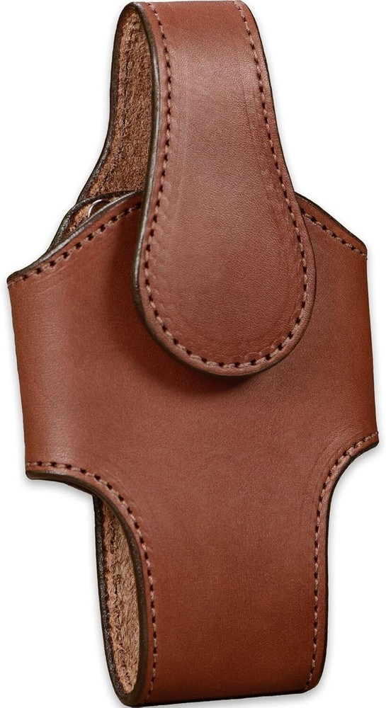 Durable Heavy Duty Large Leather Cellphone Case - Magnetic Closure, Made in USA