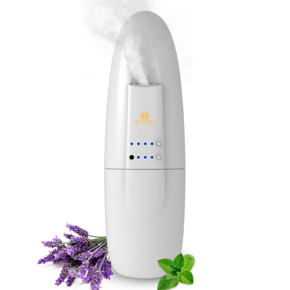 2024 Waterless Essential Oil Diffuser – Plug-in Portable Scent Diffuser for Home & Travel