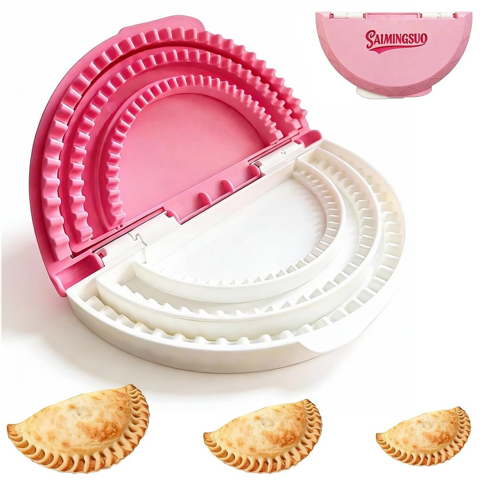 3 in 1 Tortilla Sealer(10+8+6 Inch) Crimper & Empanada Maker Press – Make Tor...