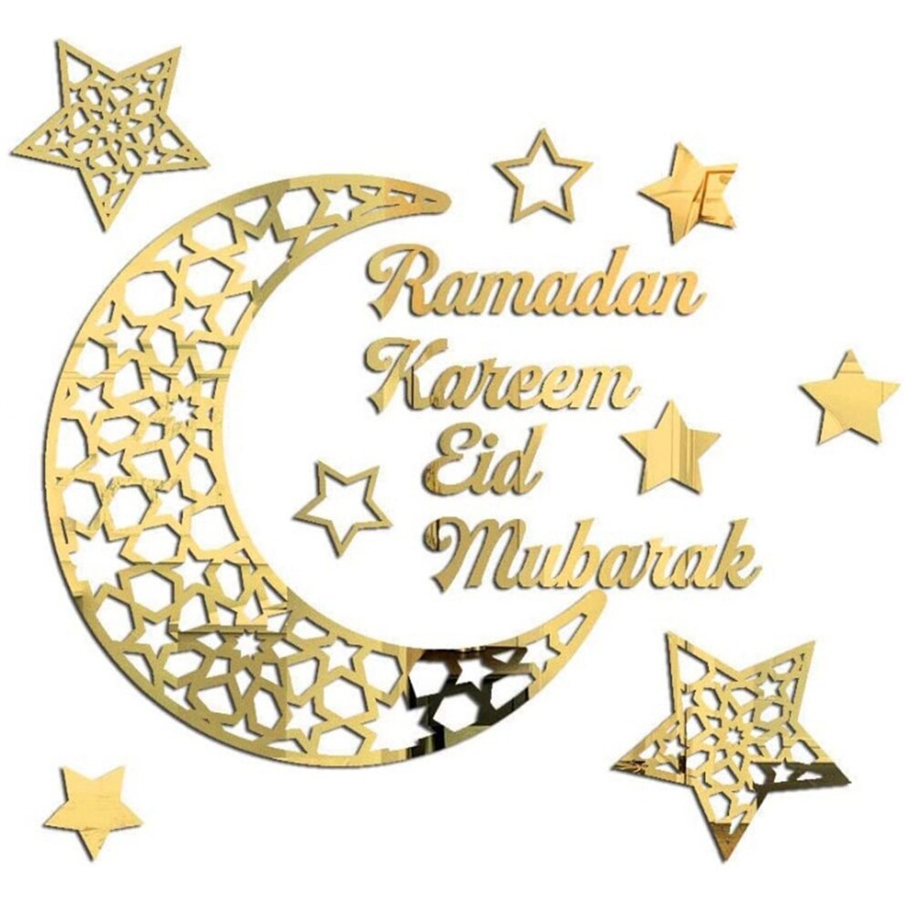 Ramadan  Stickers Decorations Wall Eid Mubarak for Home Decor Sign4889