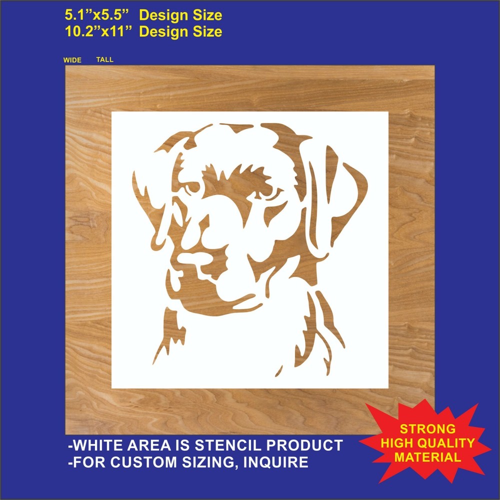 Labrador Retriever Dog  - Reusable, Flexible  Stencil