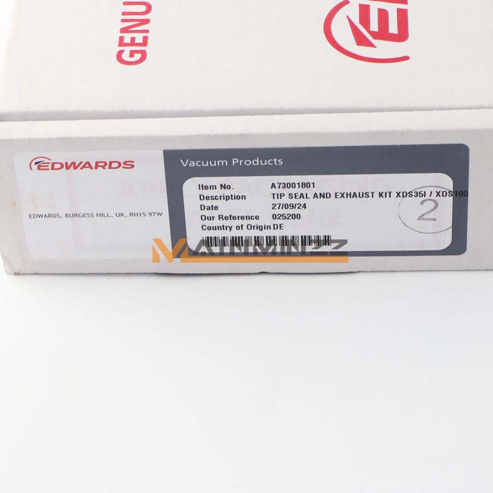 1PC Edwards A73001801 Tip Seal Kit for XDS35i New