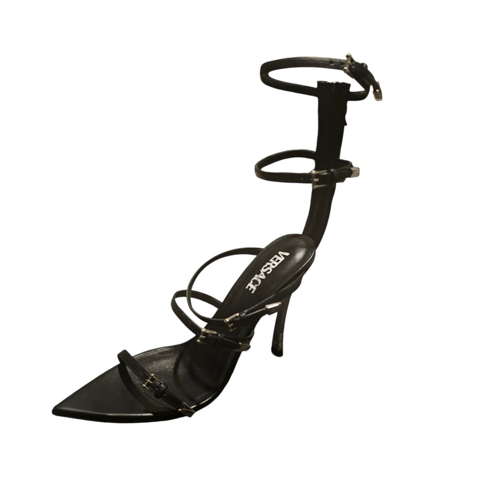 SANDALO T.110 VITELLINO Brown Leather Sandals