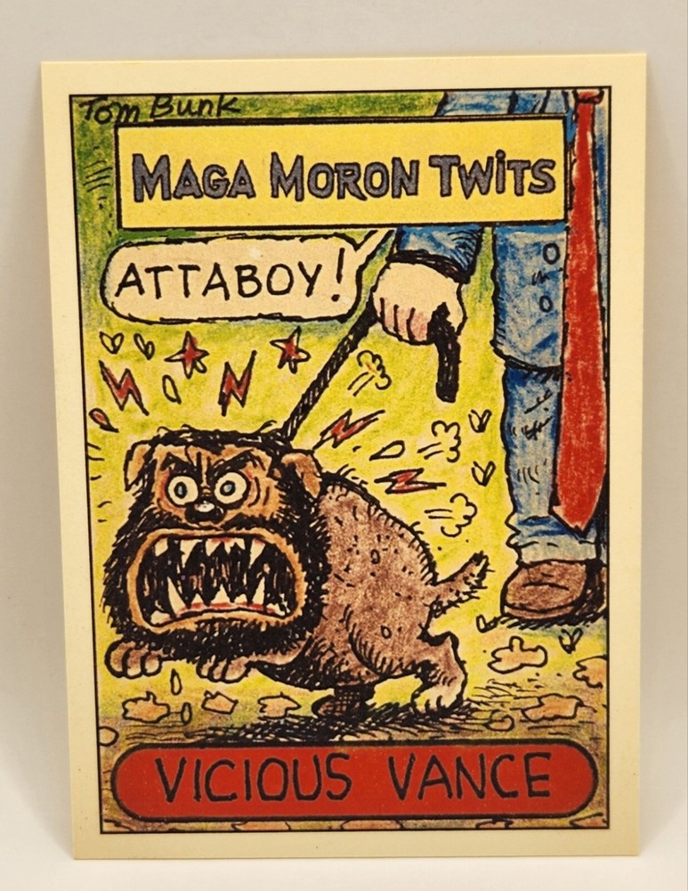 2024 Series 2 Maga Trump Twits Signed Autograph Card by Tom Bunk