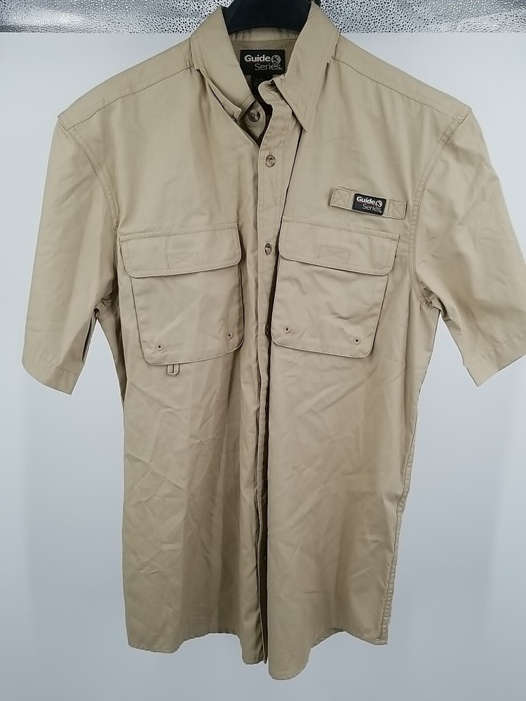 Guide Series Fishing Hunting Vented Shirt Men's Size Small Short Sleeve