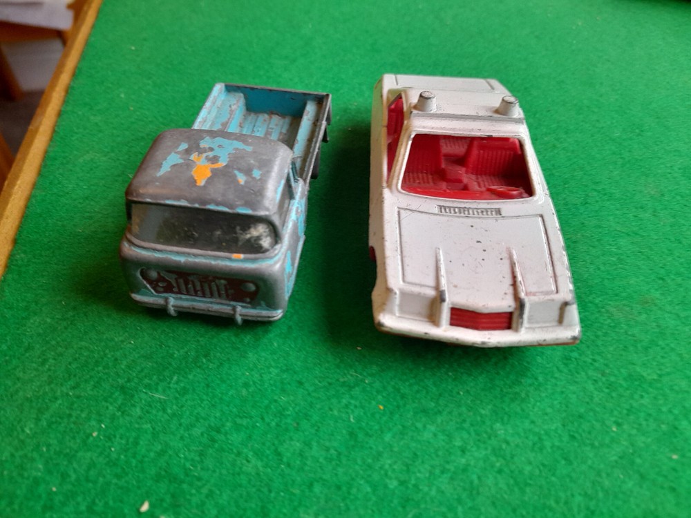 Corgi Cubs Police Car R500  1985 Ford LTD LX & Jeep FC 150  FOR RESTORATION
