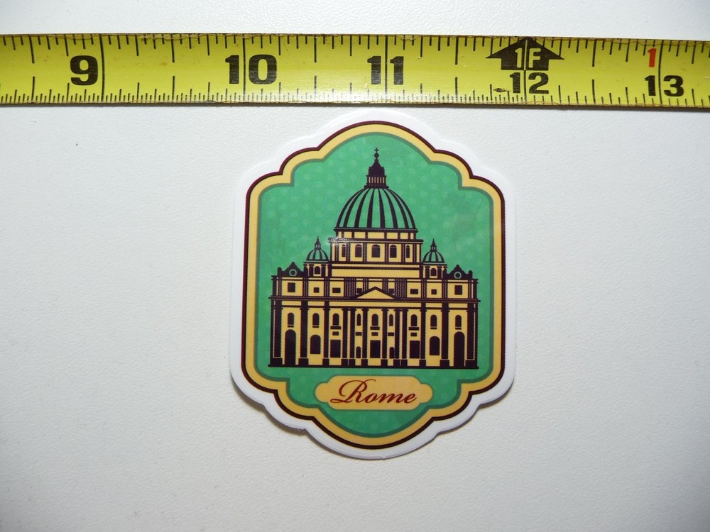 ROME CHURCH CATHEDRAL STICKER DECAL TRAVEL VACATION ON HOLIDAY
