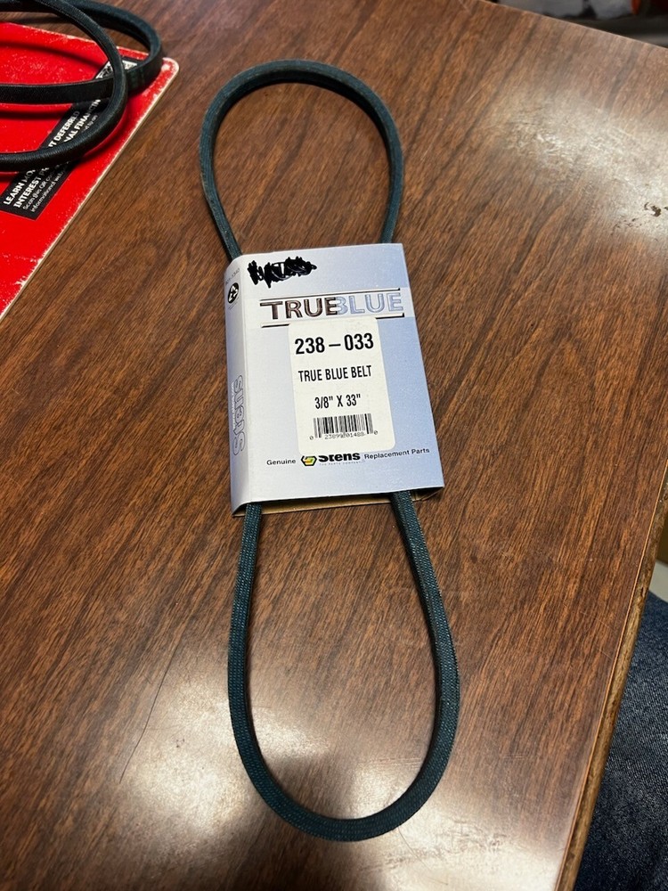 238-033 Stens Belt, 3/8in X 33in Replaces Honda, MTD, and MORE!!!