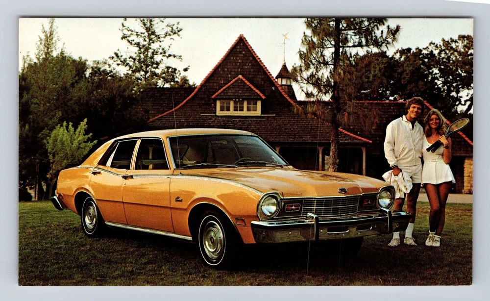 1974 Mercury Comet, 4-Door Sedan, Car, Transportation, Antique, Vintage Postcard