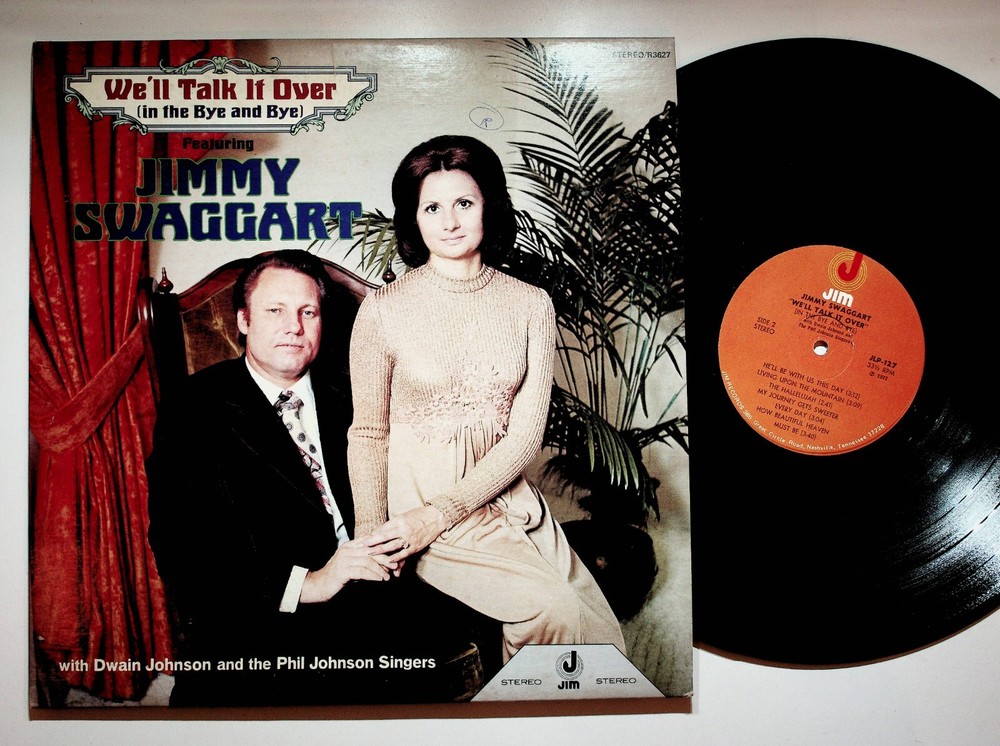 1977 Jimmy Swaggart We'll Talk It Over Gospel Christian Vinyl LP Record VG+
