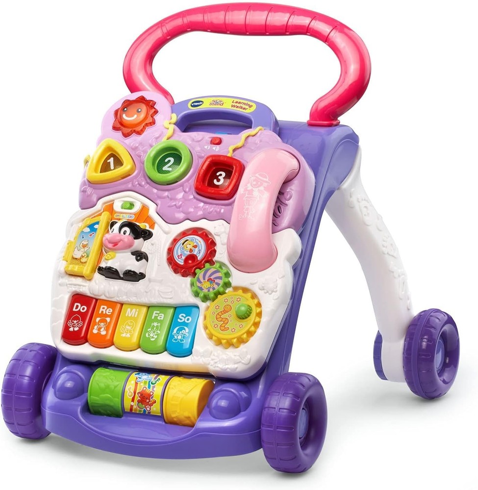VTech Sit-to-stand Learning Walker Fun Educational Baby Melody Lavender X20