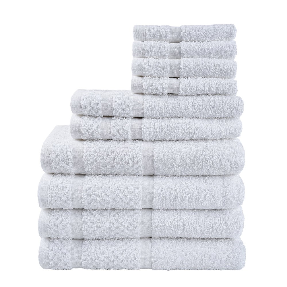 Towel Set with Upgraded Softness & Durability, White