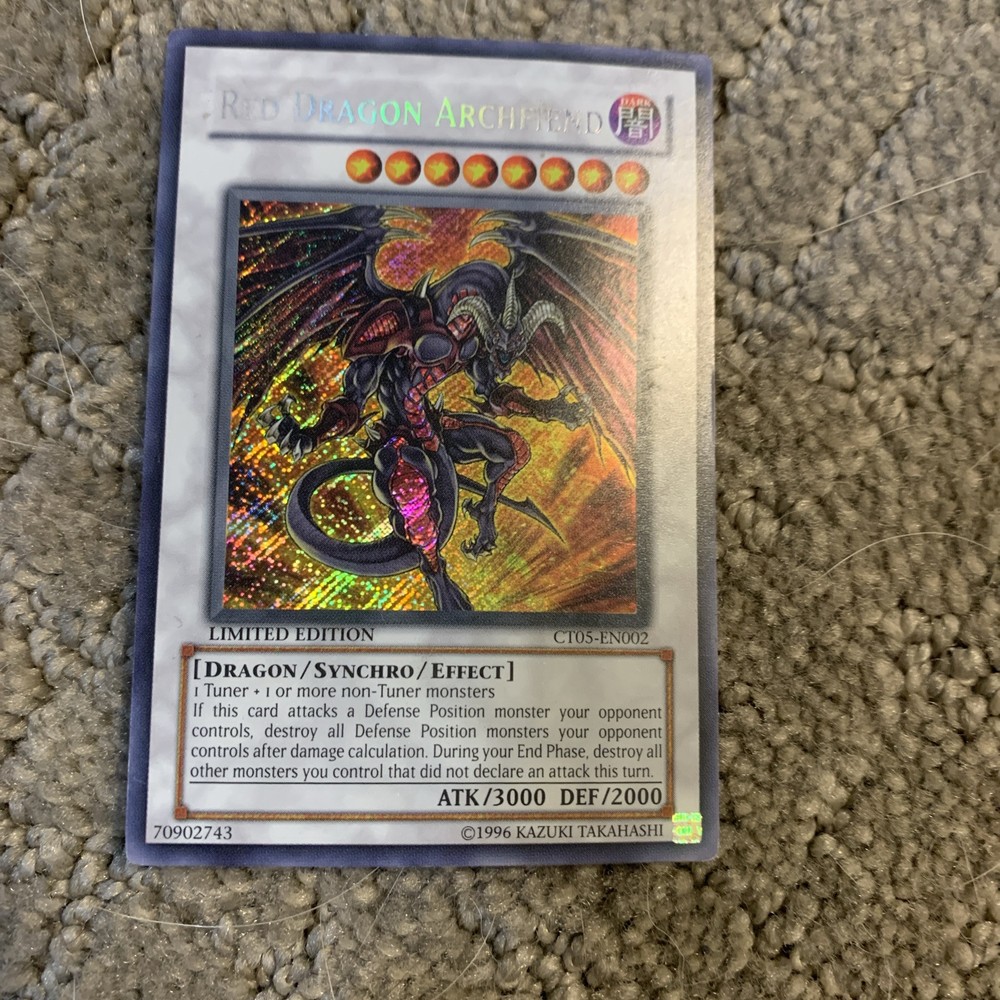 Red Dragon Archfiend CT05-EN002 2008 Collectors Tin Limited Edition Card