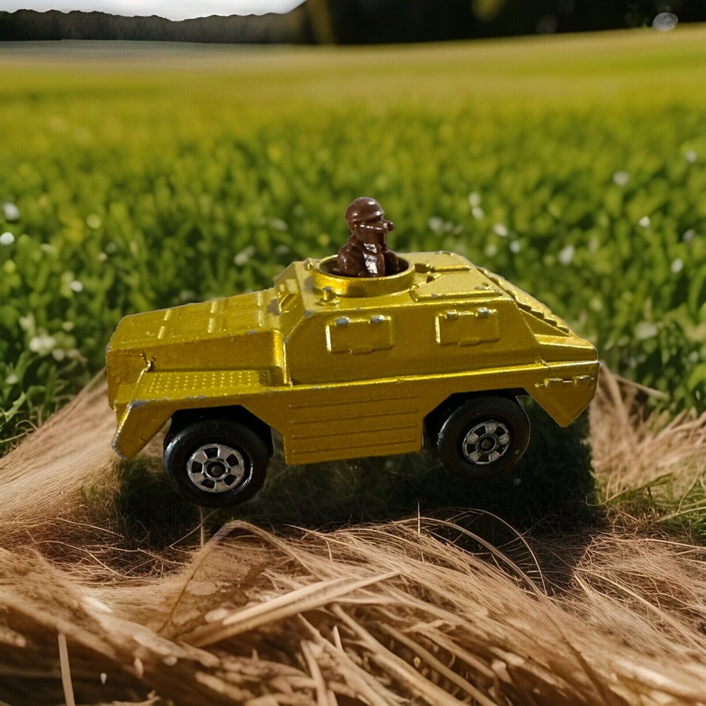 Vintage 1973 Lesney Matchbox Rolamatics No 28 Stoat with Rotating Figure England