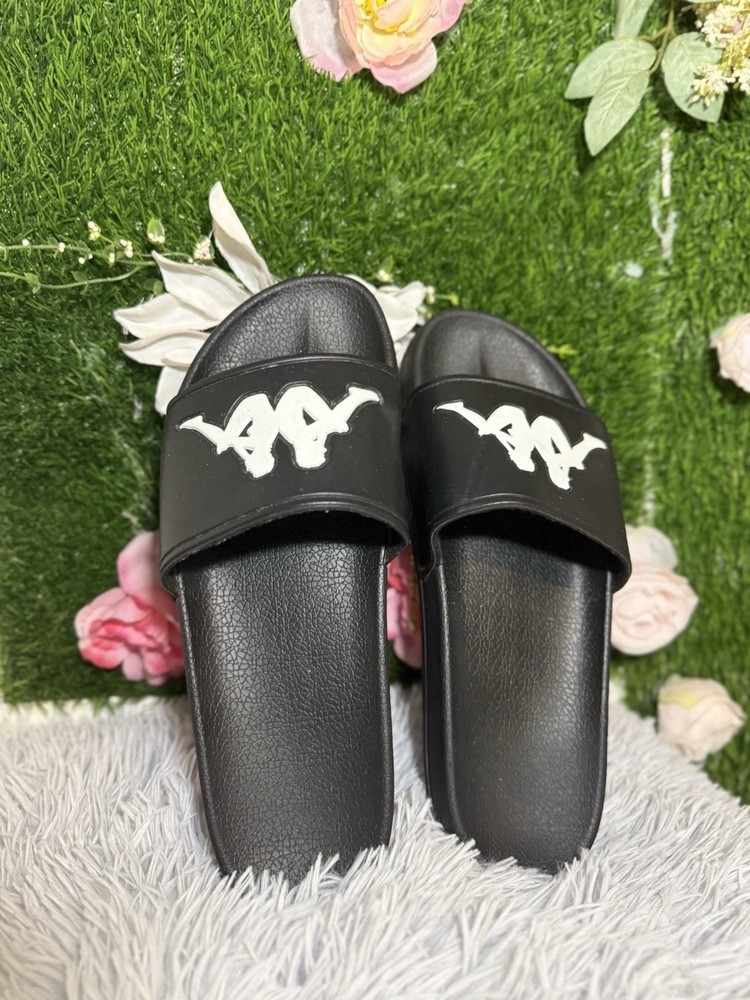 Mens Kappa Slides Authentic Adam 2 Size 9 Black with box