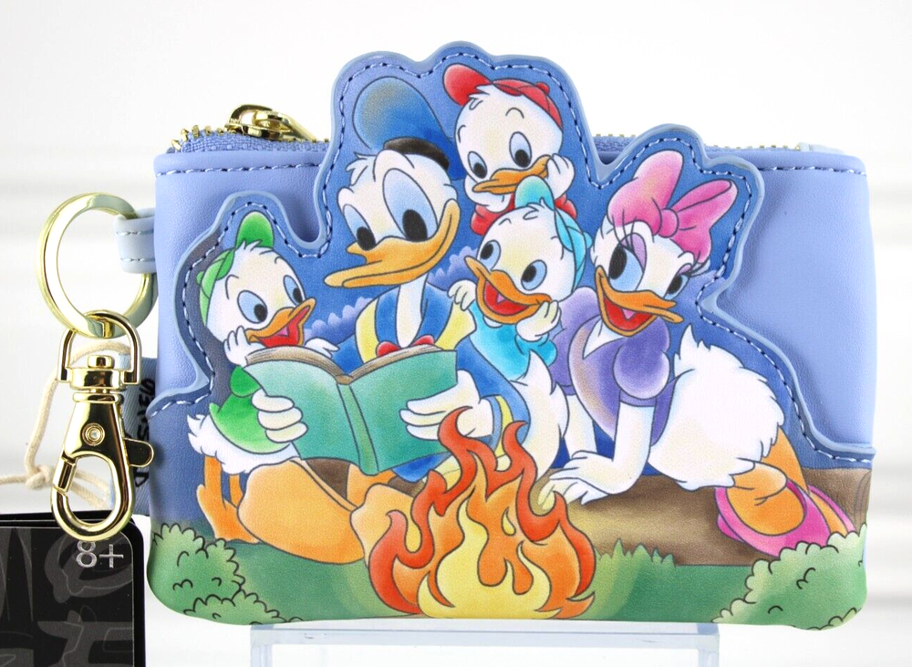 Loungefly Disney Donald Duck Campfire Faux Leather Coin Purse 2024