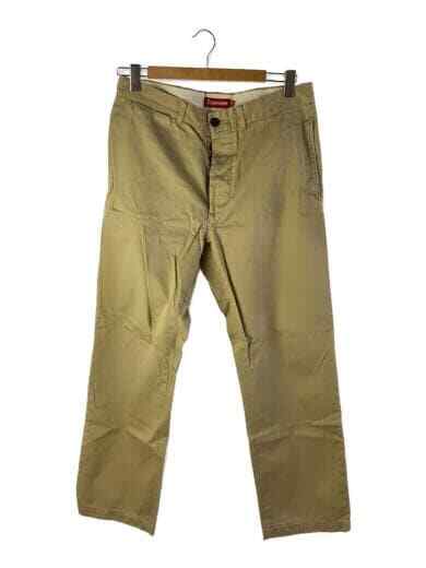 SUPREME  Button fly Chino pants   32   cotton   BEG   stained Supreme