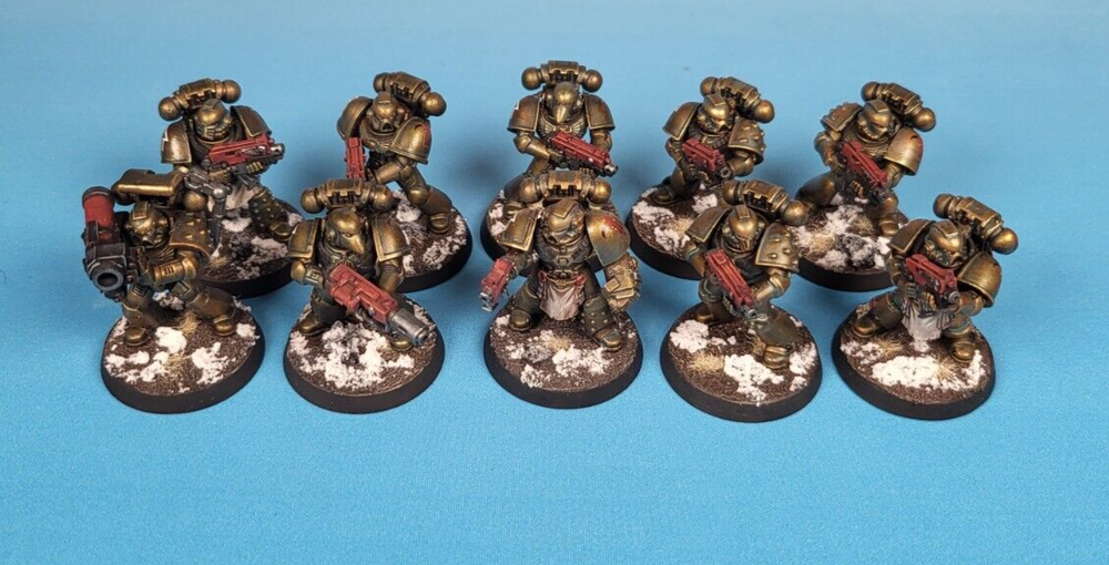 Warhammer 40k Space Marine Minotaurs Firstborn Tactical Squad Painted Used 3