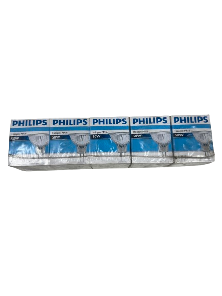 Lote de 5 PHILIPS MR16 20 vatios 12 voltios