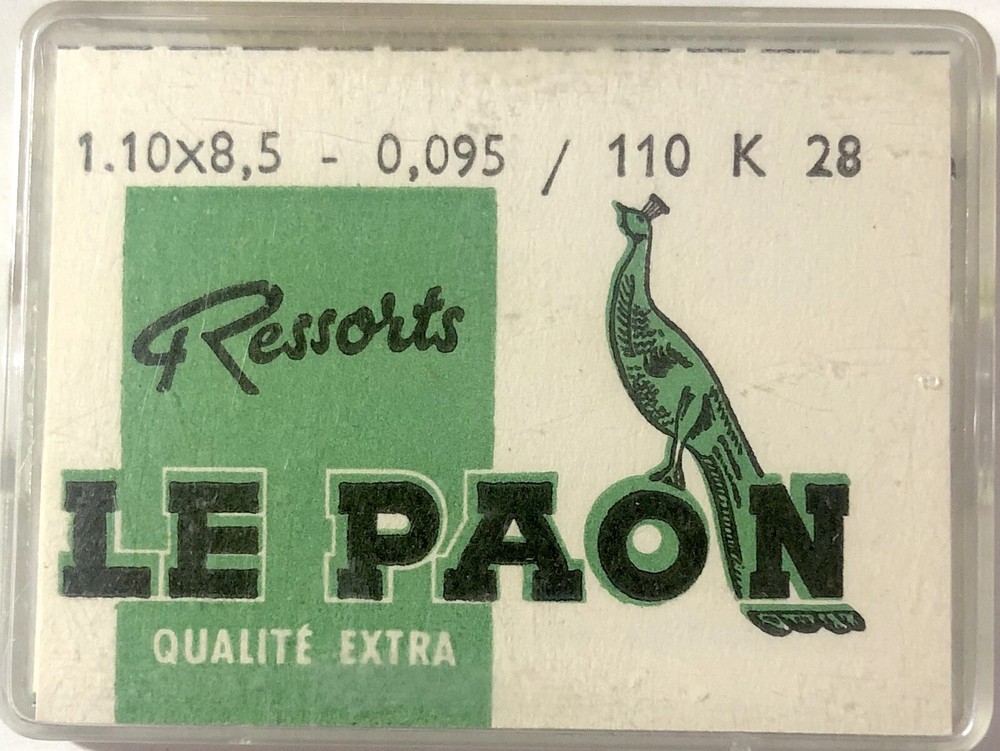 1X Mainspring 6680 1.10x0.095mm Ø8.5 for 110 K28 Watch Movement