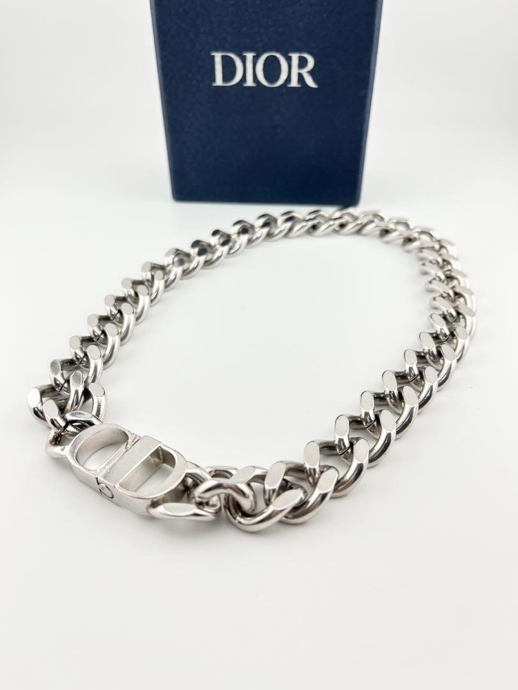 Christian Dior Gp Cd Icon Chain Link Necklace