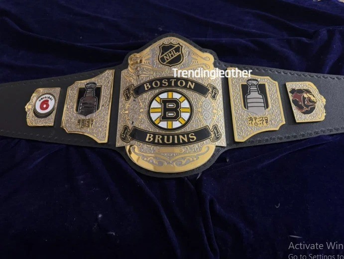 NHL Boston Bruins Championship Replica Adult Size Ice Hockey Wrestling Belt