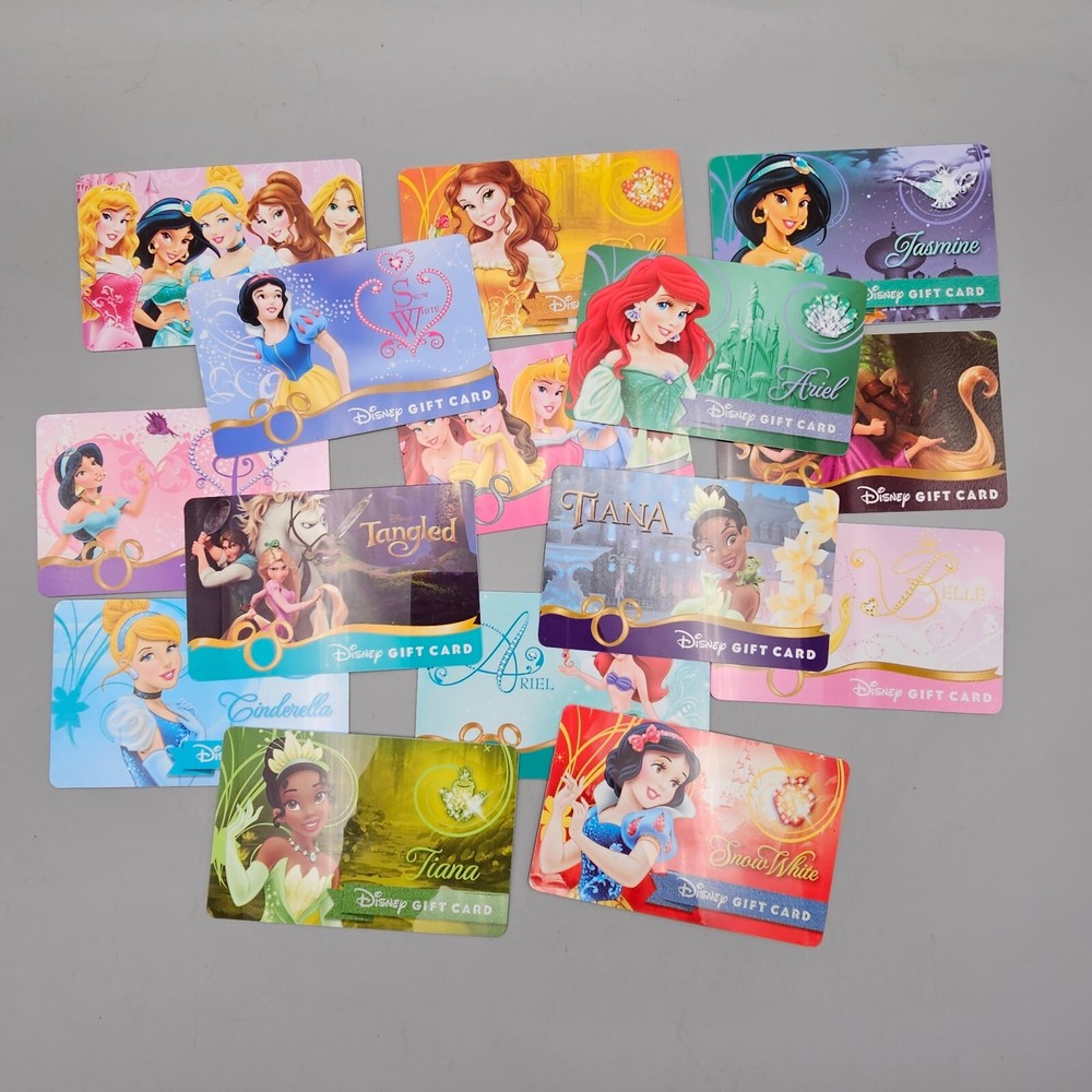 Disney Gift Card Princess Collection No Value - Choose Your Design-image