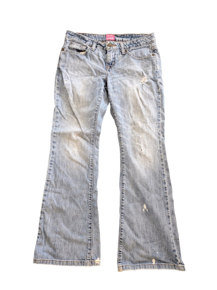 The Limited Drew Jeans Womens Size 4 Straight Light Wash Distressed Denim Jean