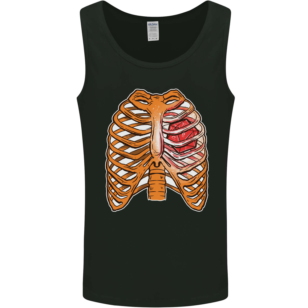 RPG Ribs Role Play Games Dice Mens Vest Tank Top