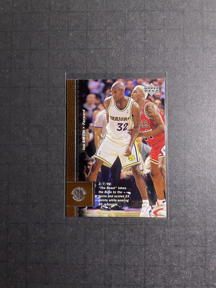 1996-97 Upper Deck Joe Smith Card #42 - Golden State Warriors