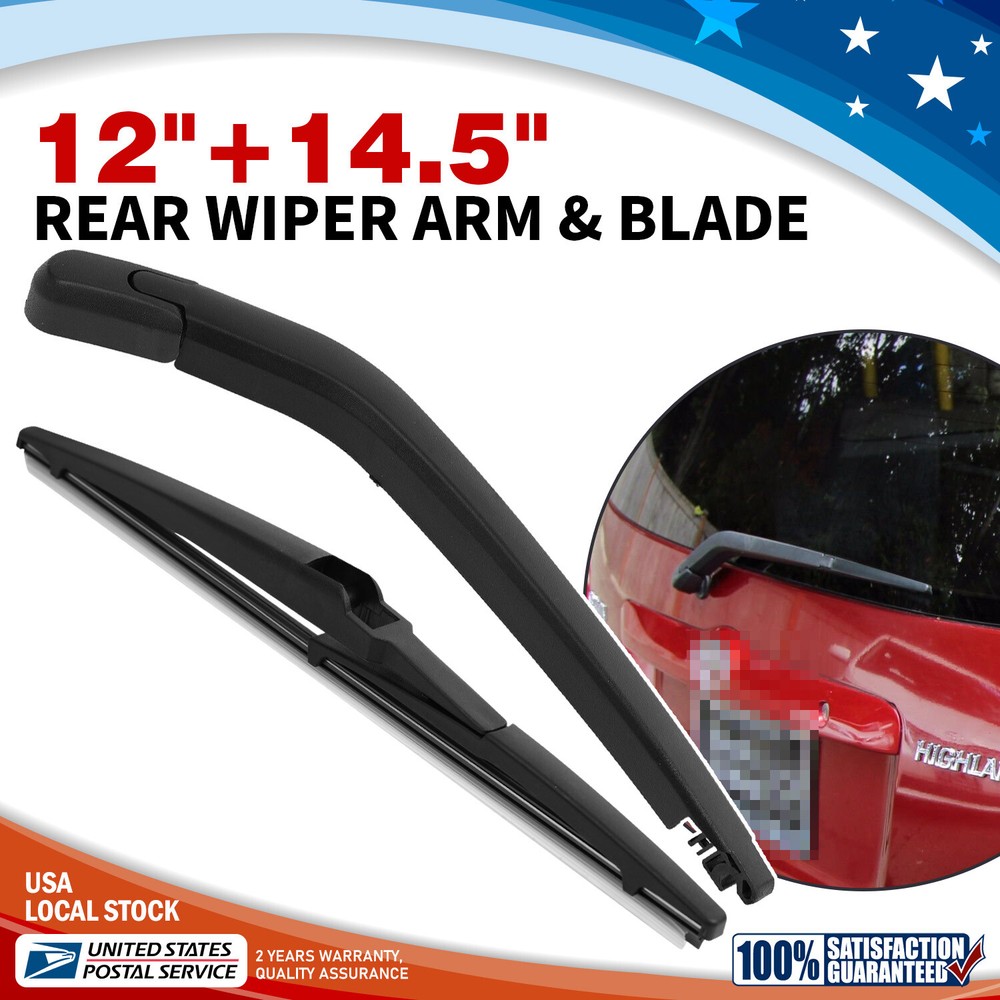 12-14.5 Inch All-Season Rear Wiper Arm and Blade Set