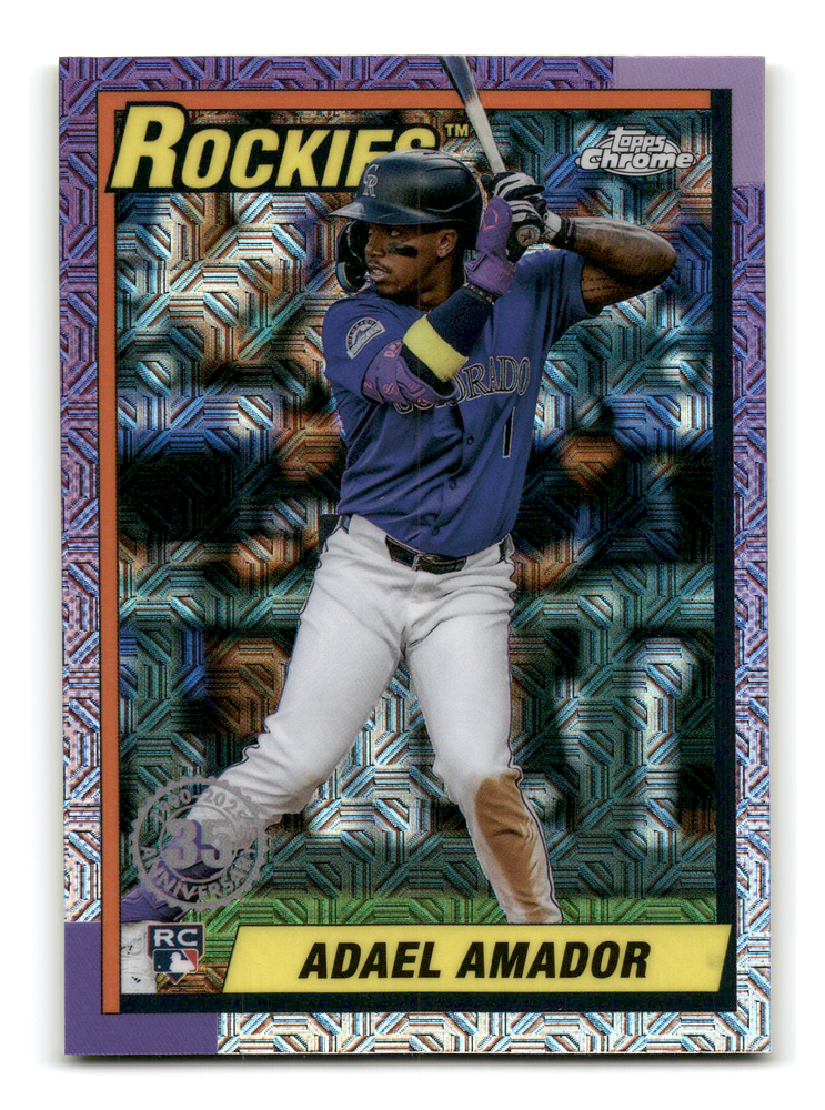 2025 Topps Baseball Series 1 - Adael Amador Mojo Silver Pack #T90C-24