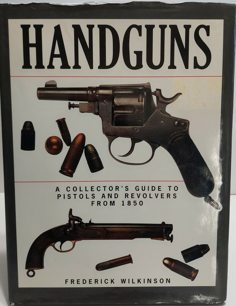 Vintage 1850 Handguns Pistols Revolvers by Frederick Wilkinson 1997 Hardcover  