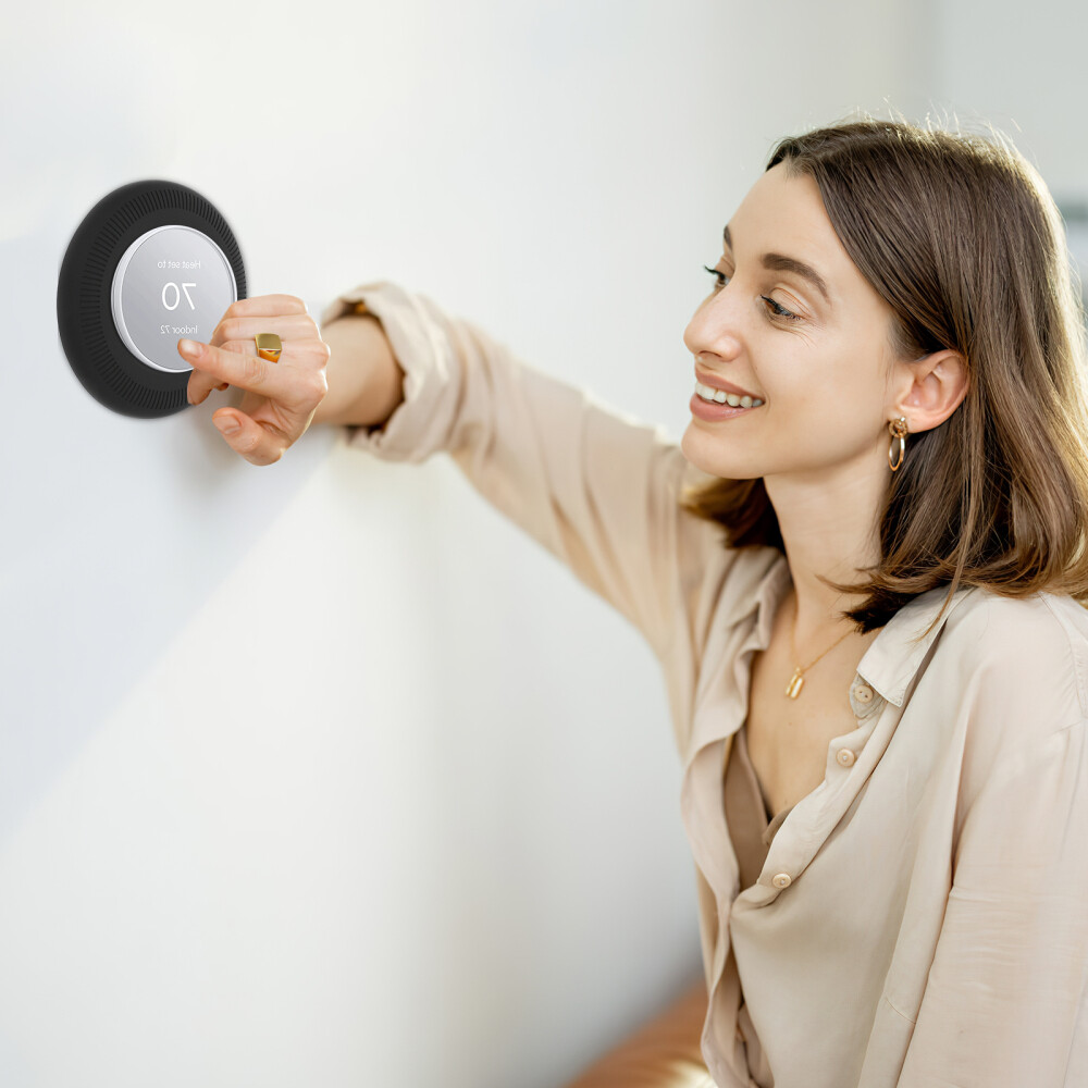 Nest Thermostat Cover Plate Thermostats Upgrade Sturdy Texture for Wall