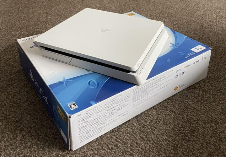 PS4 Slim 1TB Glacier White CUH-2200BB02 Gaming Console