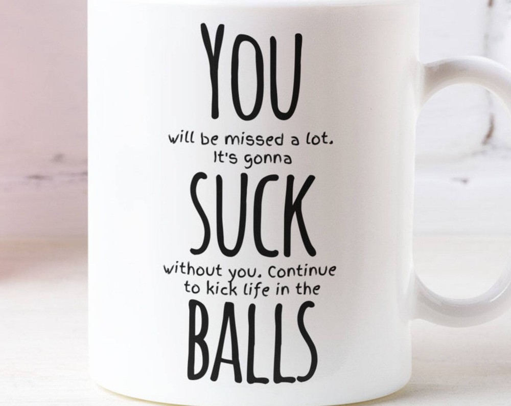 Funny Going Away Gift Personalized Mug Farewell Gift For Boss Coworker Coworker