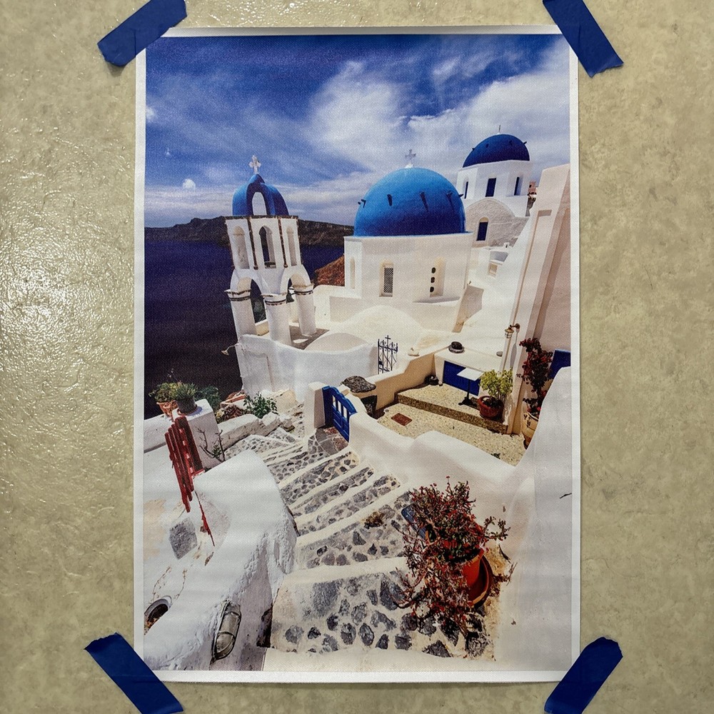 Vintage Style Travel Scene ✅ Wall Art Canvas Poster Print ✅ 12x18 inch Unframed