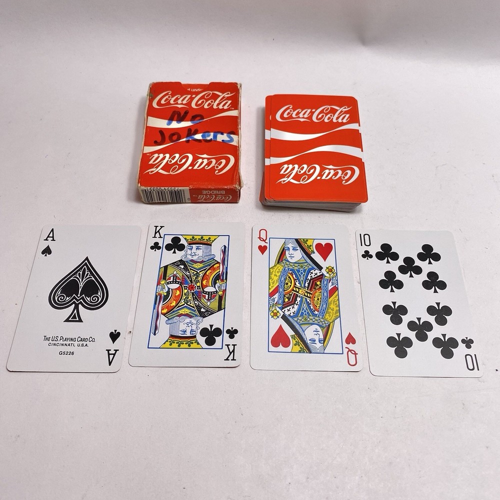 Vintage Coca-Cola Playing Cards - Bridge Size