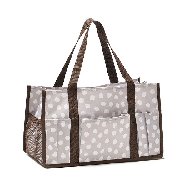 Thirty One Keep It Caddy Mini Organizer Lunch Tote in Lotsa Dots