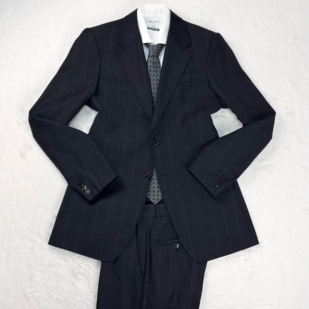 Rare Emporio Armani Josh Line Window Pen Suit Size 46