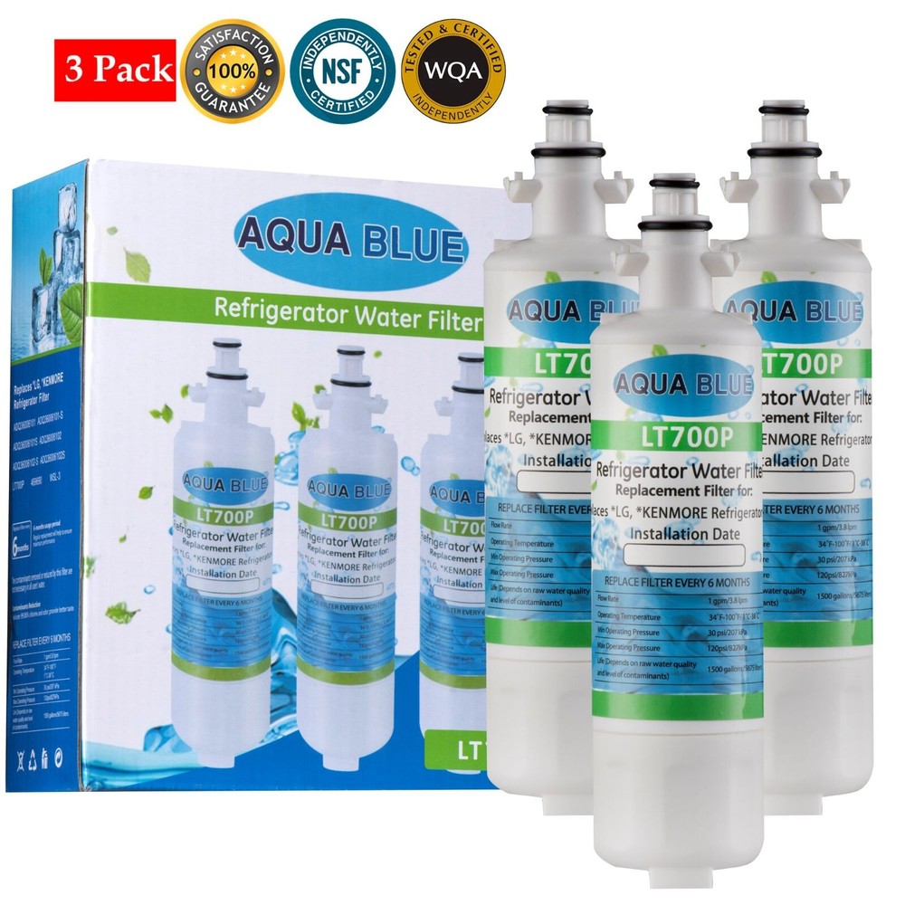 9690 Kenmore 469690 Replacement Refrigerator Water Filter NSF Certified 3 Pack